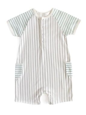 Pehr Shorts Romper - Stripes Away Sea/Ink